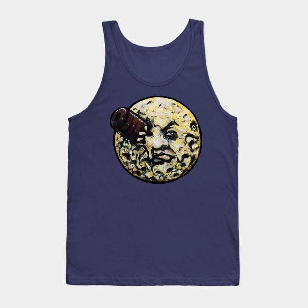 Trippin' to the Moon (Le Voyage Dans La Lune) Tank Top by littleluckylink